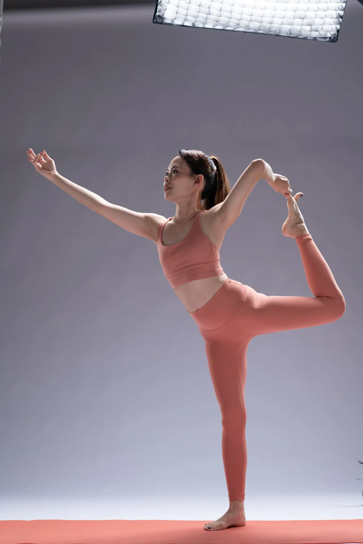 Dr. Jacqueline Yun in dancer pose — themed workshop demonstration